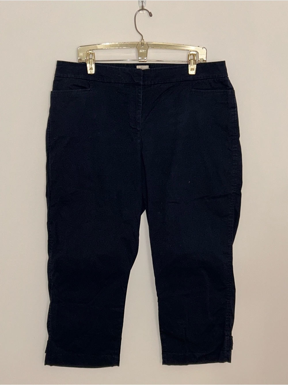 Talbots Curvy Blue Capri Pants